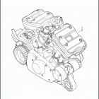 XL1200CP 1LH3 SPORTSTER 1200 CUSTOM (H-D1) (2011) ENGINE ASSEMBLY