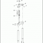VRSCF 1HPH V-ROD MUSCLE (2011) FORK, FRONT BRACKET - VRSCF