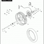 FLSTSE2 1PY9 CVO SOFTAIL CONVERTIBLE (2011) Колесо переднее