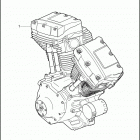 FXDC 1GV4 DYNA SUPER GLIDE CUSTOM (2011) ENGINE ASSEMBLY - TWIN CAM 96 ™