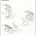 FLHTCUSE5 BLK 1PR8_BLK CVO ULTRA CLASSIC BLACK (2010) FOOTBOARDS