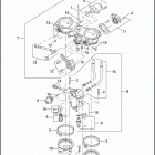 VRSCF 1HPH V-ROD MUSCLE (2011) Корпус Дросселя