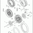 FLHR 96 FB4 ROAD KING (2011) Колеса перед