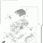 VRSCF 1HPH V-ROD MUSCLE (2011) BRAKE CALIPER, FRONT
