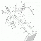 VRSCF 1HPH V-ROD MUSCLE (2011) COOLANT HOSES &  BOTTLE