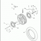 FLTRUSE 1TA8 CVO ROAD GLIDE (2011) Колеса перед