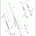 XL1200N 1CZ3 NIGHTSTER (2011) FORK, FRONT - 883N, 1200N