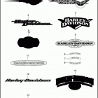 FLHR 96 FB4 ROAD KING (2011) FUEL TANK TRIM