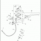 FLTRUSE 1TA8 CVO ROAD GLIDE (2011) Привод управления сцеплением