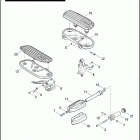 FLSTSE2 1PY9 CVO SOFTAIL CONVERTIBLE (2011) FOOTRESTS & FOOTBOARDS