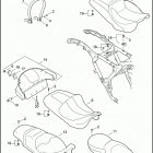 FLHR 96 FB4 ROAD KING (2011) SEATS