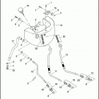 FLSTSE2 1PY9 CVO SOFTAIL CONVERTIBLE (2011) OIL TANK & LINES