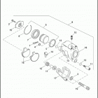 FLSTSB 1JM5 CROSS BONES (2011) BRAKE CALIPER, FRONT - FLSTSB