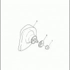 FLHXSE2 1PZ8 CVO STREET GLIDE (2011) Зеркало