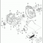 FLHTCUSE6 1PR8 CVO ULTRA CLASSIC (2011) CRANKCASE, ENGINE OIL FILTER & COOLER - TWIN CAM 1...