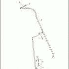 FLHTP 1FMM ELECTRA GLIDE STANDARD POLICE (2010) FRONT BRAKE LINE - NON-ABS