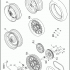 FLSTSB 1JM5 CROSS BONES (2011) Колесо заднее