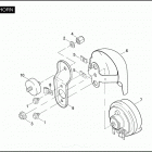FLSTSE2 1PY9 CVO SOFTAIL CONVERTIBLE (2011) Клаксон