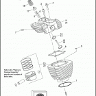 FLSTSB 1JM5 CROSS BONES (2011) CYLINDERS, HEADS, VALVES - TWIN CAM 96 ™