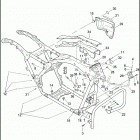 FLHXSE2 1PZ8 CVO STREET GLIDE (2011) FRAME & JIFFY STAND