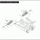 VRSCF 1HPH V-ROD MUSCLE (2011) SHOCK ABSORBERS, REAR