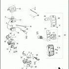 FLHTCUTG 1MAM TRI GLIDE ULTRA CLASSIC (2011) SWITCHES, HANDLEBAR, LEFT