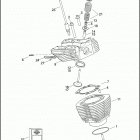 FLTRUSE 1TA8 CVO ROAD GLIDE (2011) CYLINDERS, HEADS & VALVES - TWIN CAM 110 ™