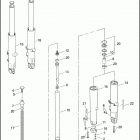 FLHXSE2 1PZ8 CVO STREET GLIDE (2011) FORK, FRONT
