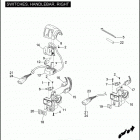 FLHTCUTG 1MAM TRI GLIDE ULTRA CLASSIC (2011) SWITCHES, HANDLEBAR, RIGHT