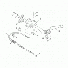 FXDC 1GV4 DYNA SUPER GLIDE CUSTOM (2011) Привод управления сцеплением