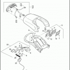 VRSCF 1HPH V-ROD MUSCLE (2011) TAIL LAMP, TURN SIGNALS REAR, & LICENSE PLATE BRAC...