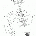 FLHRC 1FR4 ROAD KING CLASSIC (2011) ROCKER ARM ASSEMBLY & PUSH RODS - TWIN CAM 96 ™