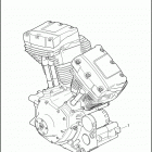 FLSTSB 1JM5 CROSS BONES (2009) ENGINE ASSEMBLY - TWIN CAM 96 ™