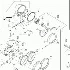 FXDC 1GV4 DYNA SUPER GLIDE CUSTOM (2010) Фара