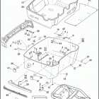 FLHTCUSE5 BLK 1PR8_BLK CVO ULTRA CLASSIC BLACK (2010) TOUR-PAK (BOTTOM)