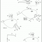 XL1200N 1CZ3 NIGHTSTER (2010) FUEL TANK - 883C / L / N / R, 1200C / L / N / X