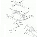 FXDFSE2 1PX8 CVO FAT BOB (2010) REAR FORK, DEBRIS DEFLECTOR & BELT GUARD