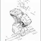 FLSTSE 1PY9 CVO SOFTAIL CONVERTIBLE (2010) ENGINE MOUNTS