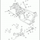 FLHTCUTG 1MAM TRI GLIDE ULTRA CLASSIC (2010) INTERMEDIATE FRAME & REAR FORK