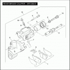 XR1200X 1LD6 XR1200X (2010) REAR BRAKE CALIPER - XR1200 / X