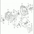FLHTCUSE5 BLK 1PR8_BLK CVO ULTRA CLASSIC BLACK (2010) CRANKCASE & ENGINE - OIL FILTER & COOLER  - TWIN C...