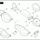 FXDC 1GV4 DYNA SUPER GLIDE CUSTOM (2010) SEATS