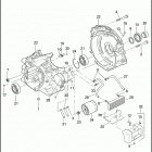 FLHXSE 1PZ8 CVO STREET GLIDE (2010) CRANKCASE & ENGINE - OIL FILTER & COOLER - TWIN CA...
