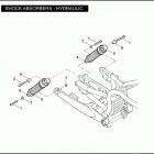 VRSCF 1HPH V-ROD MUSCLE (2009) SHOCK ABSORBERS - HYDRAULIC