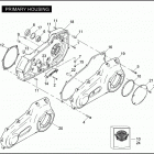 FXDC 1GV4 DYNA SUPER GLIDE CUSTOM (2010) PRIMARY HOUSING