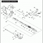 FXDC 1GV4 DYNA SUPER GLIDE CUSTOM (2010) Тормозной цилиндр задний