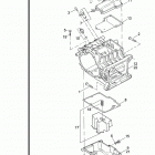 FXDFSE2 1PX8 CVO FAT BOB (2010) TRANSMISSION HOUSING & OIL TANK