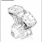 FLHTCUSE5 BLK PR-BLK CVO ULTRA CLASSIC BLACK (2010) ENGINE ASSEMBLY - TWIN CAM 110