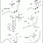 FXDC 1GV4 DYNA SUPER GLIDE CUSTOM (2010) Руль