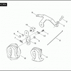 FLHTCUSE5 BLK PR-BLK CVO ULTRA CLASSIC BLACK (2010) Клаксон